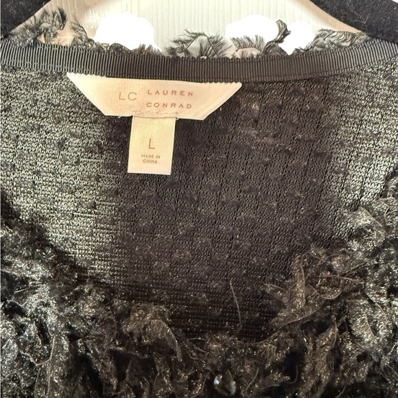✨ NWT LC Lauren Conrad Textured Statement Jacket – Size L ✨ - Picture 2 of 9